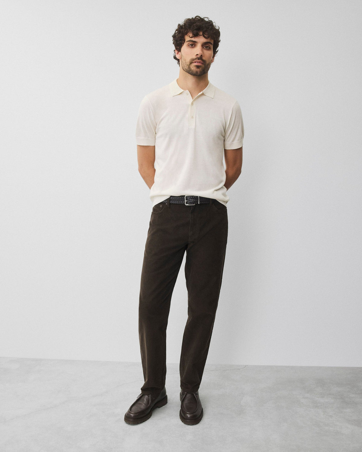 Silk Cashmere Gallery Polo